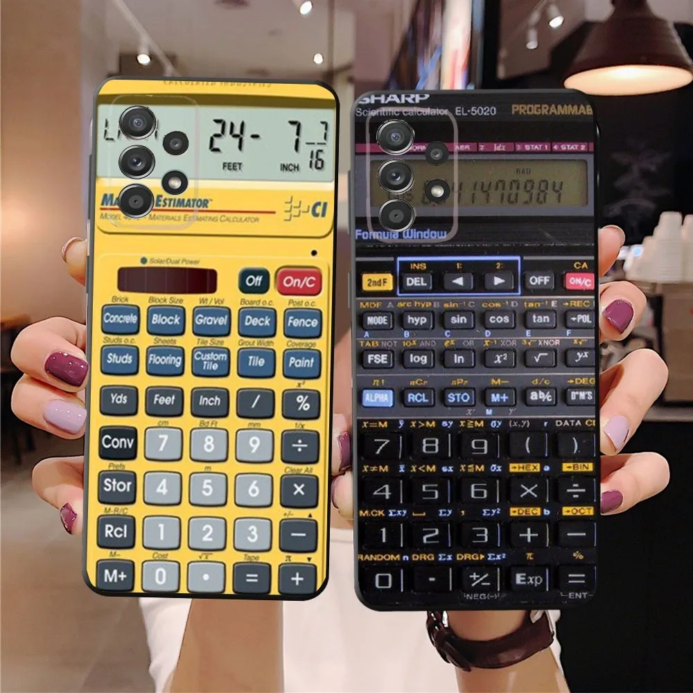 Оригинальный чехол для телефона с калькулятором и принтом SamsungS24 23 22 21 S20 Ultra Pro 10