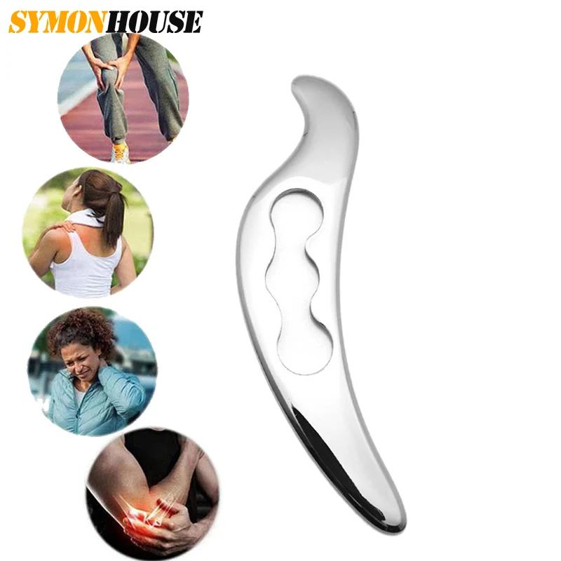 

Stainless Steel Fascia Scraper Manual Physiotherapy Scraping Board Body Muscle Meridian Massager Gua Sha Manual Scraping Tool