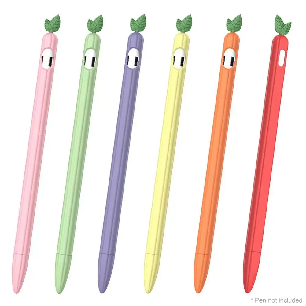 

Soft Silicone Cute Vegetables Shape Protective Case Cover for Apple Pencil 1/2
