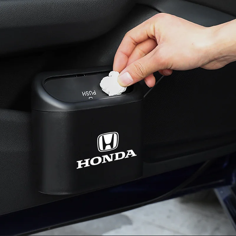 

1pcs Car ABS Square Trash Can Dust Case Storage Box Auto Accessories for Honda Civic Accord Pilot Crv Hrv Jazz Odyssey Cr-Z Case