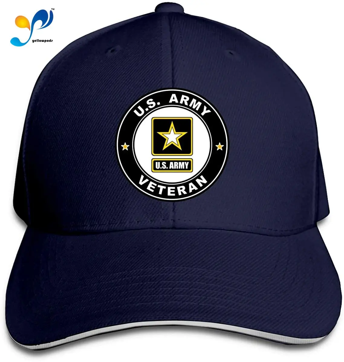 

Army Veteran Boy Woman Classical Hat Fashionable Peak Cap Hats