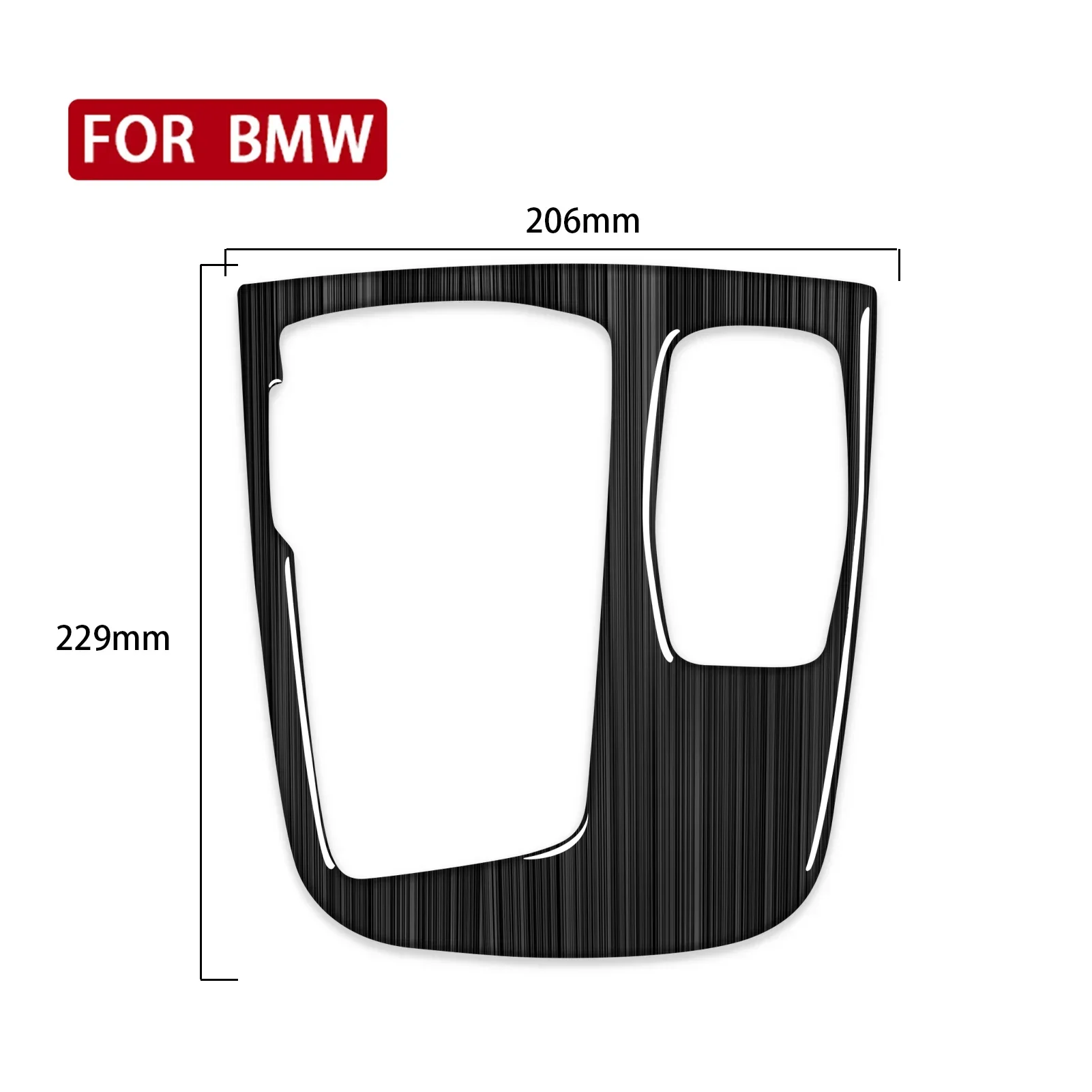 Фото Для BMW 7 серии G11 G12 2016 — 2022 Черная полоса Автомобильные аксессуары Авто коробка переключения передач Крышка панели Рамка Накладка Наклейка Модификация №5