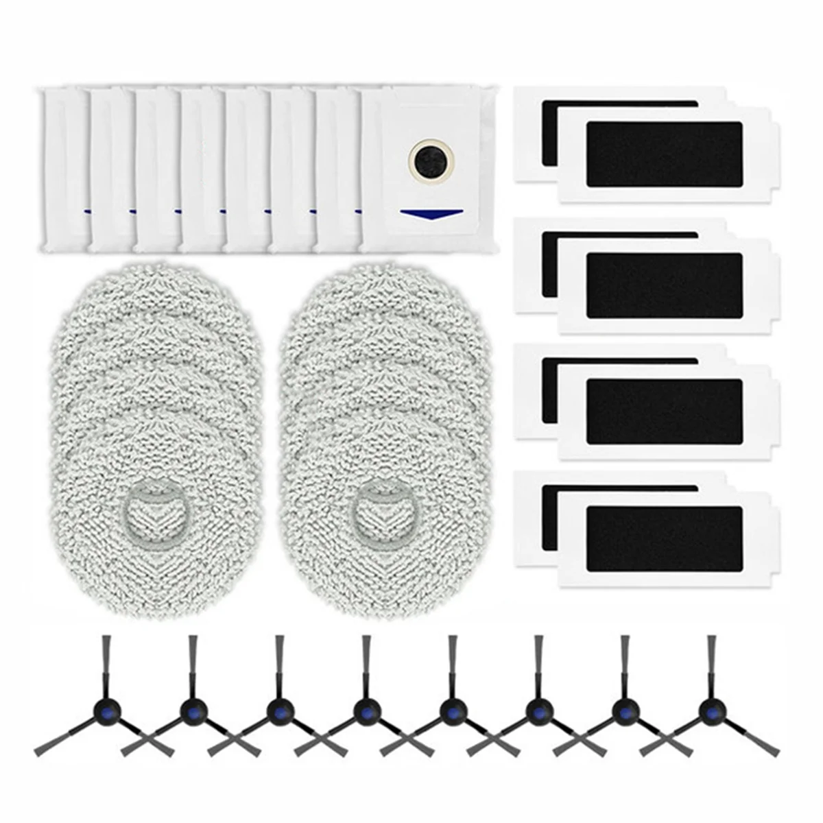 32 шт. запасные части для Ecovacs Deebot T30 Pro Omni/DDX14/T30 MAX вакуумная боковая щетка фильтр Hepa