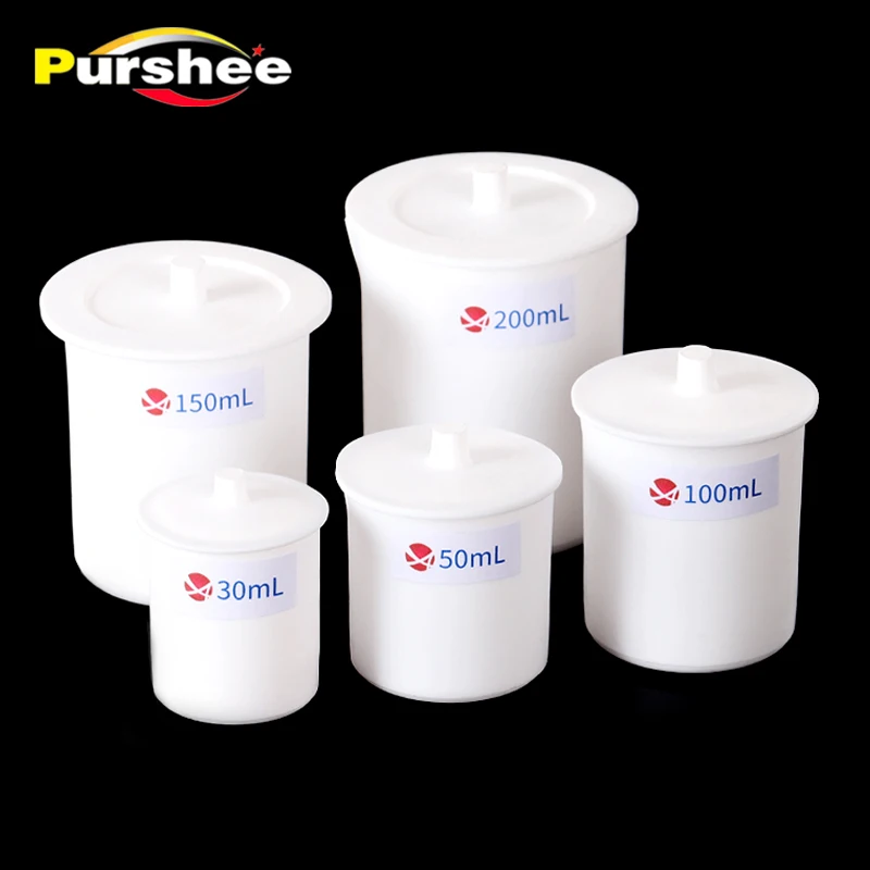 

Тефлоновый стакан, экспериментальная высокотемпературная кислота и Щелочность с крышкой