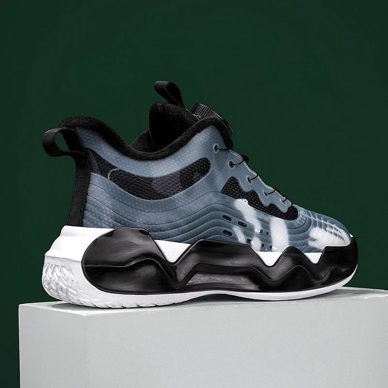 Children's Sneakers 2022 Winter Boys Sports Shoes Basketball Shoes Girl's Foot Protection Anti-skid Sports Shoes Big Size 27-40