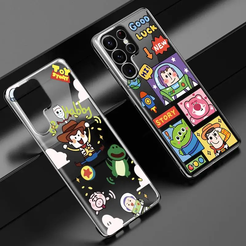 Disney Toy Story Alien Cool phone case for Samsung Galaxy S24 s23 Ultra FE cases s20 s21plus s22 borderless cooling clear funda