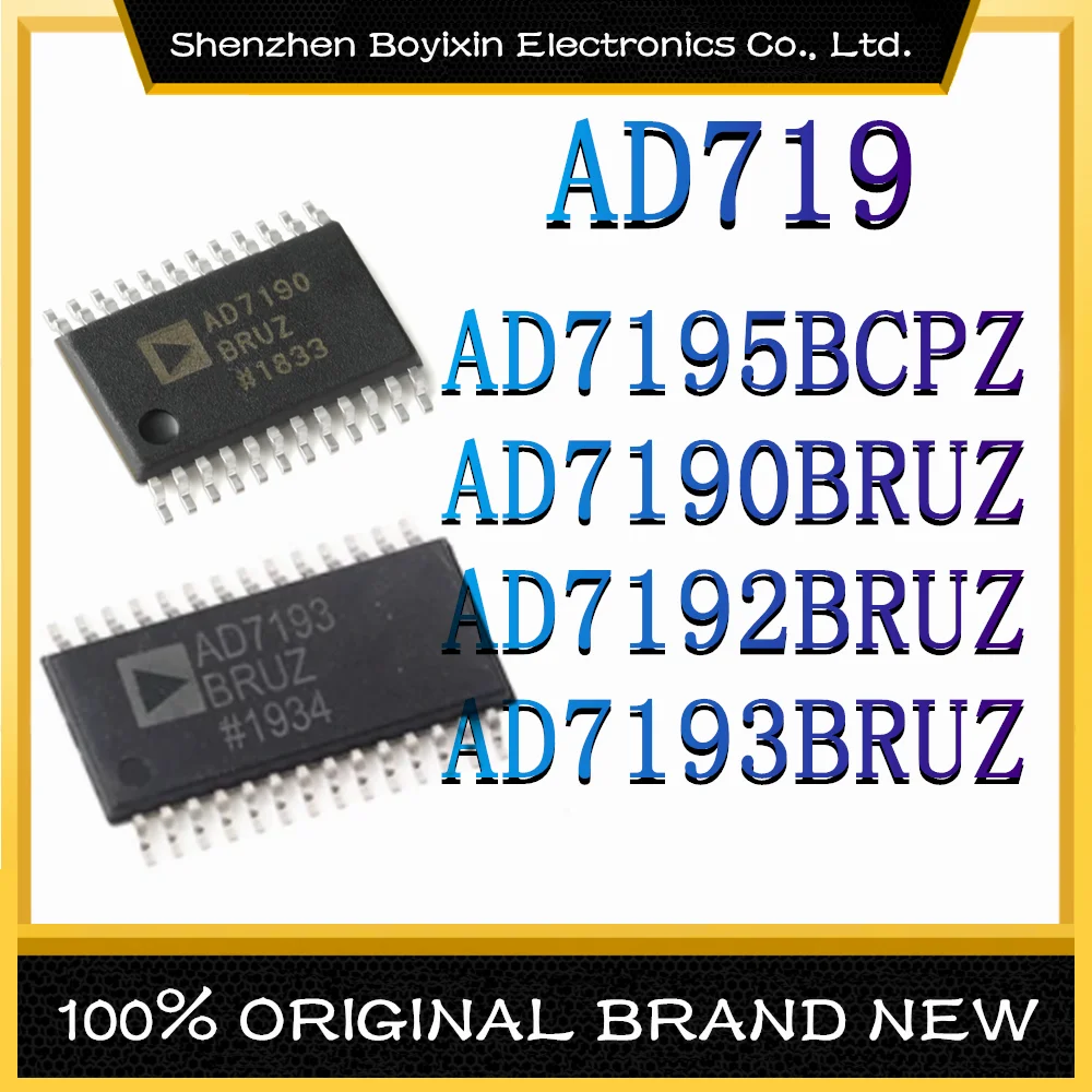 

AD7195BCPZ AD7190BRUZ AD7192BRUZ AD7193BRUZ оригинальный аналогово-цифровой чип преобразования ADC IC