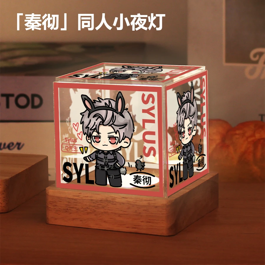Аниме Love and Deepspace Sylus Zayne Rafayel Xavier Косплей Мультяшный ночник Трехцветный светильник