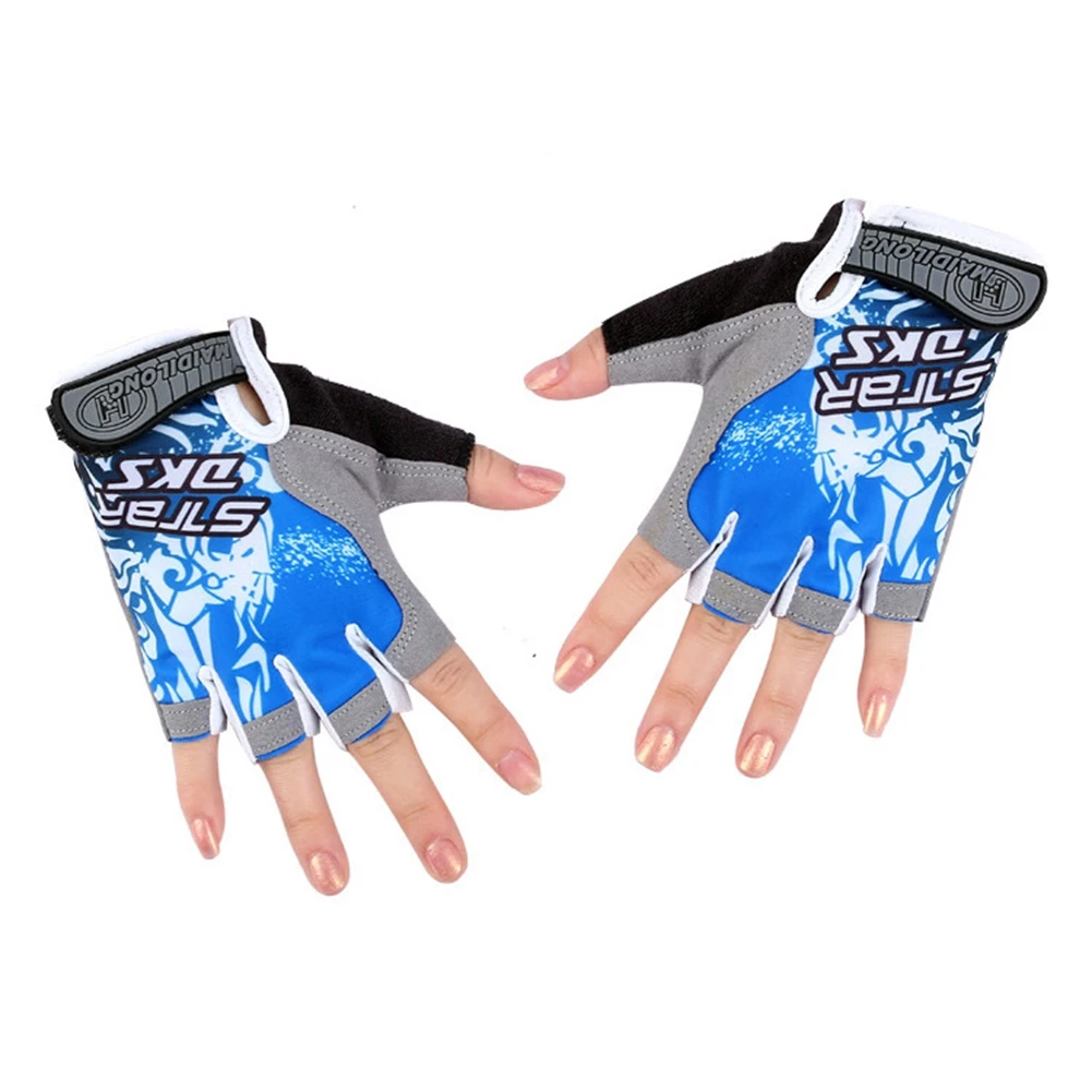 

New Fingerless Fishing Gloves Comfortable Breathable Wear-resistant Palm Non-slip Durable Skin-friendly Fabric Riding Gloves