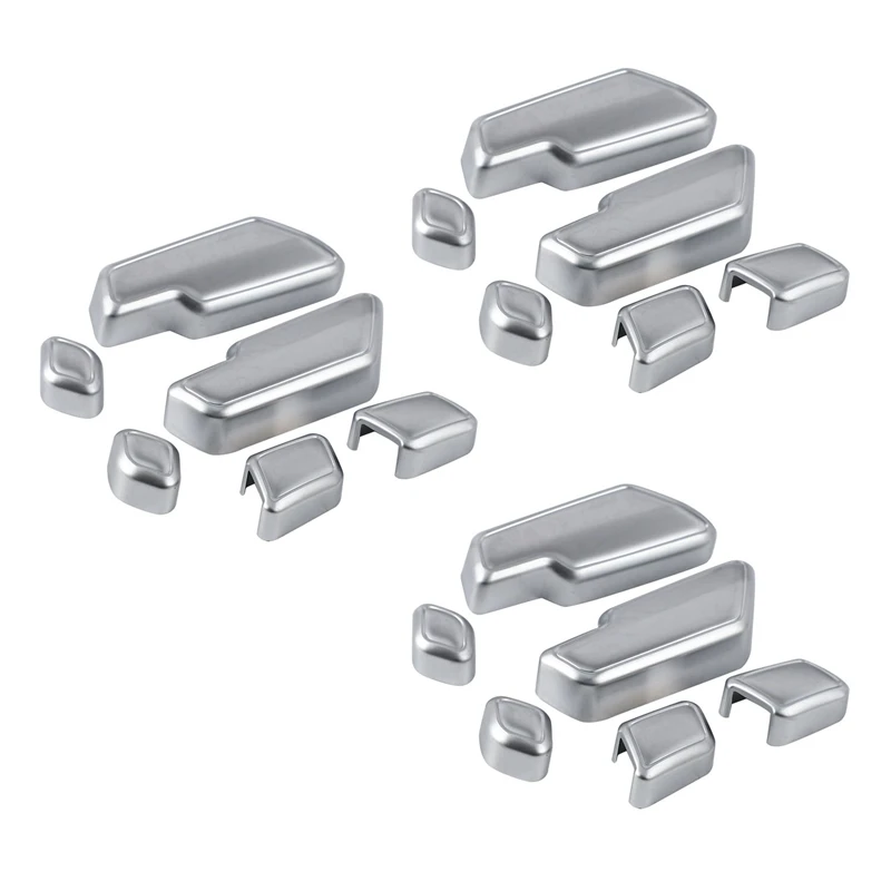 

18Pcs Chrome Car Door Seat Adjust Buttons Switch For Mercedes-Benz E Class W204 W205 W212 W218 X204