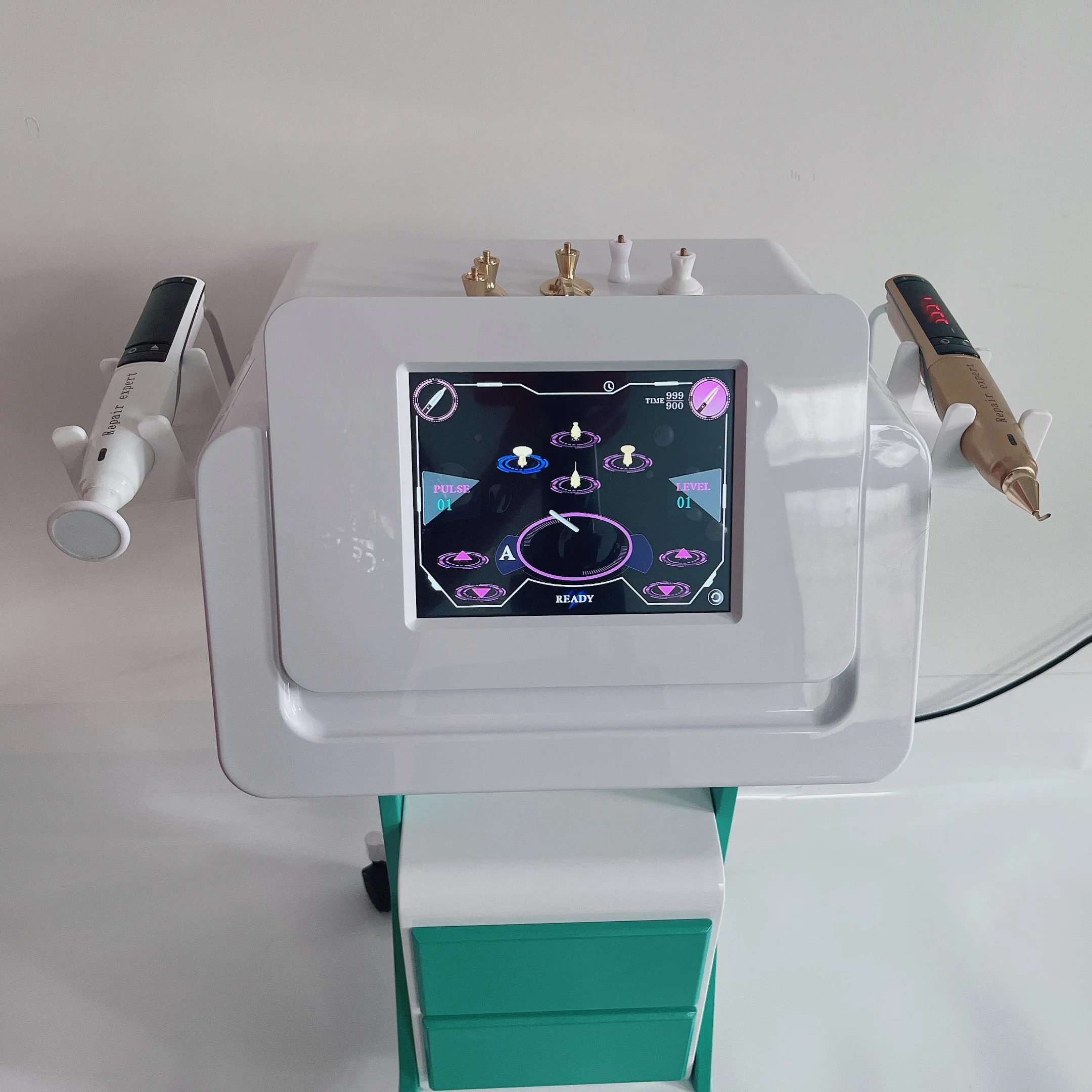 Новейшая технология 2 в 1 плазменный аппарат для ухода за кожей профессиональная