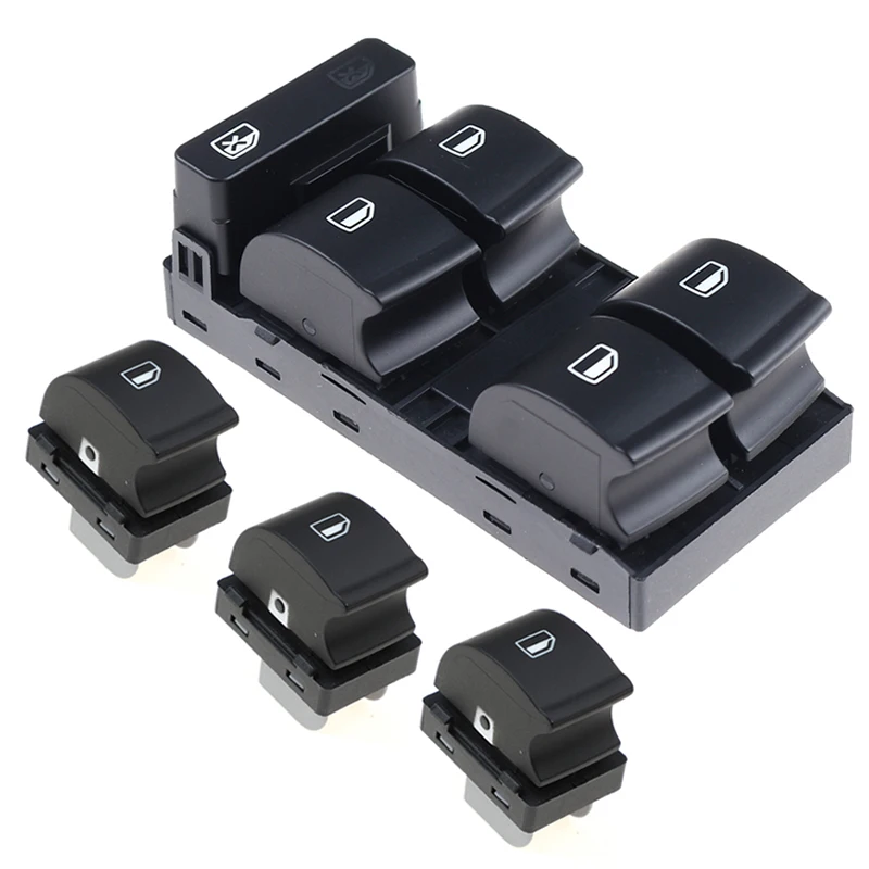 

8Е 0959851 B Master Кнопка включения управления стеклоподъемником автомобиля 8E 0959855 Для Audi A4 S4 B6 B7 R8 TT SEAT EXEO 2003-2008