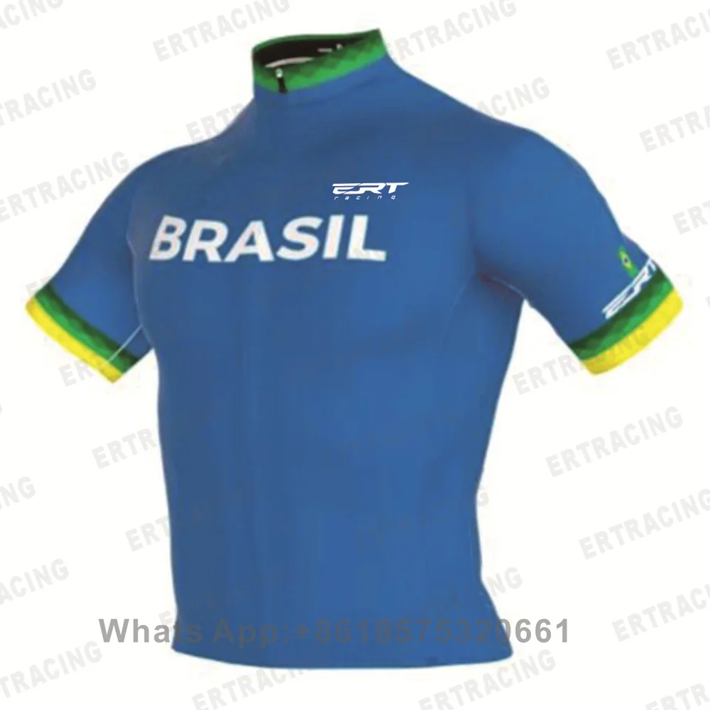 

2023 ERTRACING Men Cycling Jersey Clothing Quick Dry Bicycle Short Sleeves MTB Mallot Ciclismo Enduro Shirts Bike Clothes