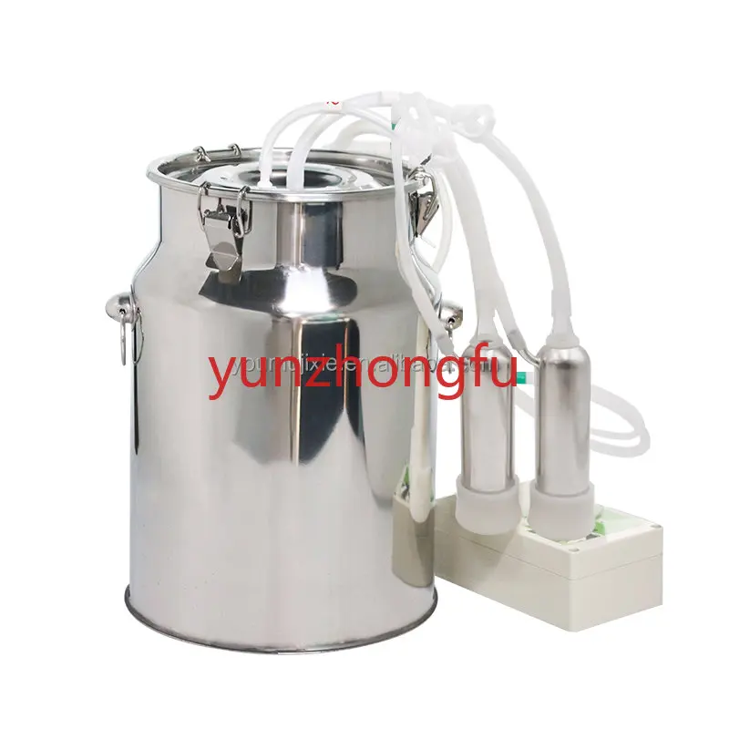 

Sheep Goat Portable 10L Milking Machine With Pulse For Sale Automatic Rechargeable Goat Milking Machine