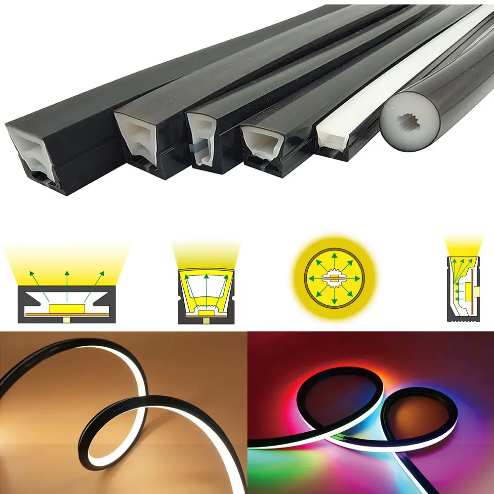 WS2811 WS2812 SK6812 RGBW 2835 IP67 водонепроницаемая гибкая лента из силикагеля WS2811 WS2812 SK6812 RGBW 2835 IP67 водонепроницаемая гибкая лента из силикагеля