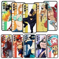one piece shp luffy anime phone case for samsung galaxy a51 a71 a21s a12 a11 a31 a52 a41 a32 a23 a33 a53 a73 a03s a13 5g cover