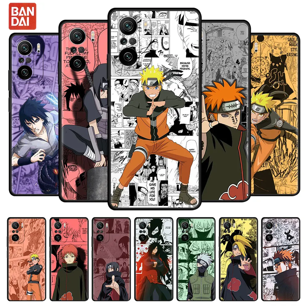 

Naruto Anime Uzumaki Case For Xiaomi Redmi Note 9S 9 8 10 Pro 11 7 8T 9C K40 7 9Pro Black TPU Soft Phone Cover Shell