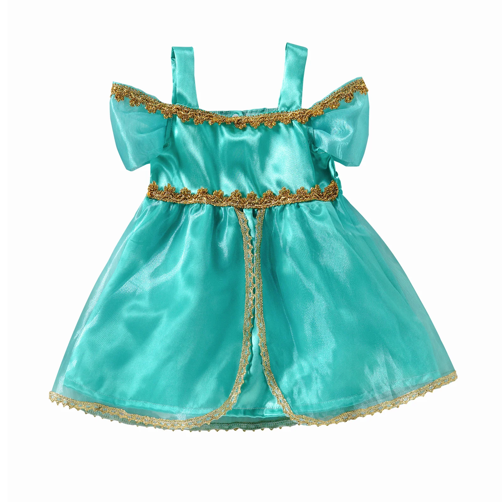 Детское вечернее платье для маленьких девочек Сетчатое с коротким рукавом и