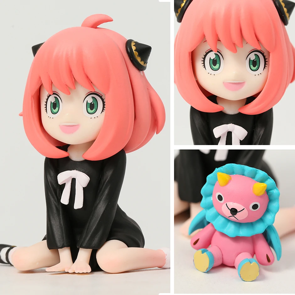 

GEM Spy x Family Anya Forger Cute Mini PVC Figure Figurine Toy Doll