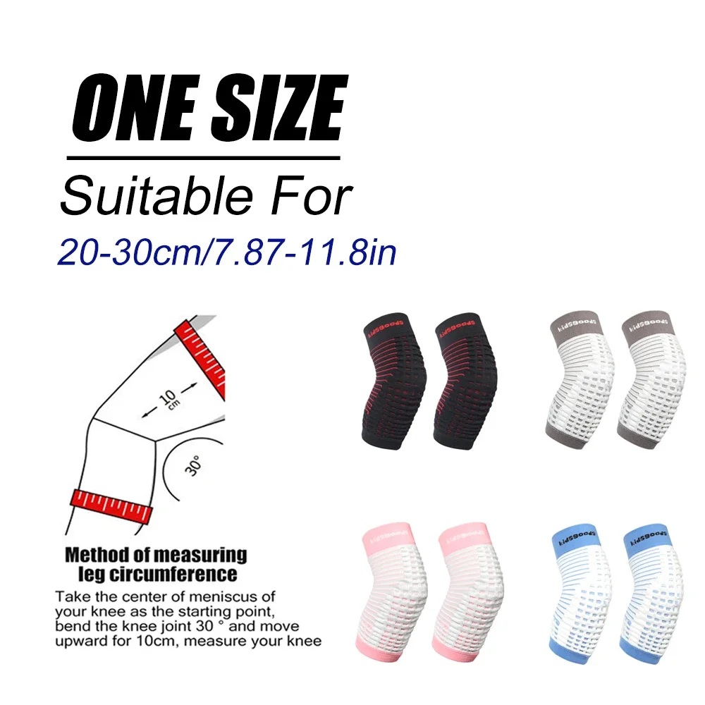 1 пара детский вязаный наколенник дышащий компрессионные наколенники для