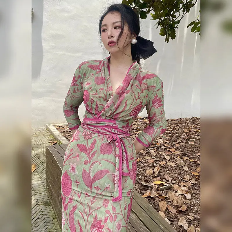 Kelifu Британский Лондонский дизайнерский бренд Мандала Цветочная сетка с запахом