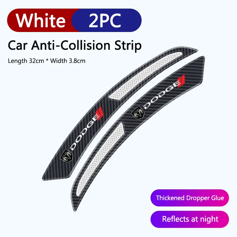 

Автомобильная наклейка из углеродного волокна, светоотражающая предупреждающая лента безопасности, наклейки для предотвращения столкновений для Dodge SRT Ram Journey Charger Challenger