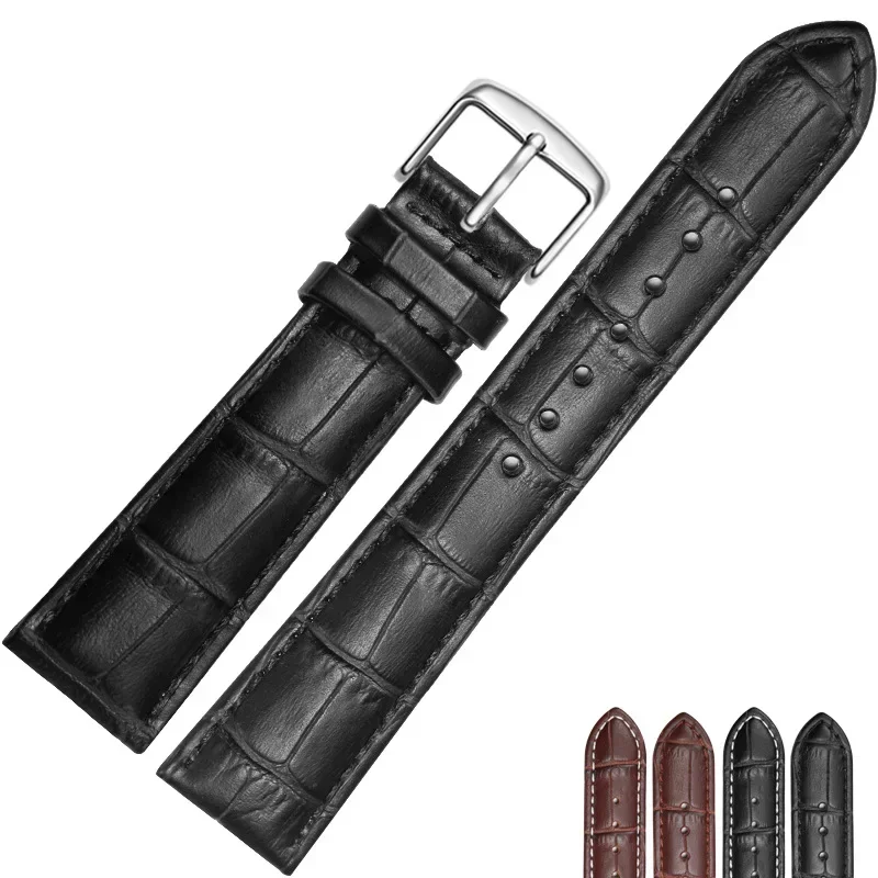 Фото Ремешок из телячьей кожи для смарт-часов Motorola Moto Watch 2026, 20 мм, 22 мм, для Moto Watch 2026, аксессуары для женщин и мужчин №3