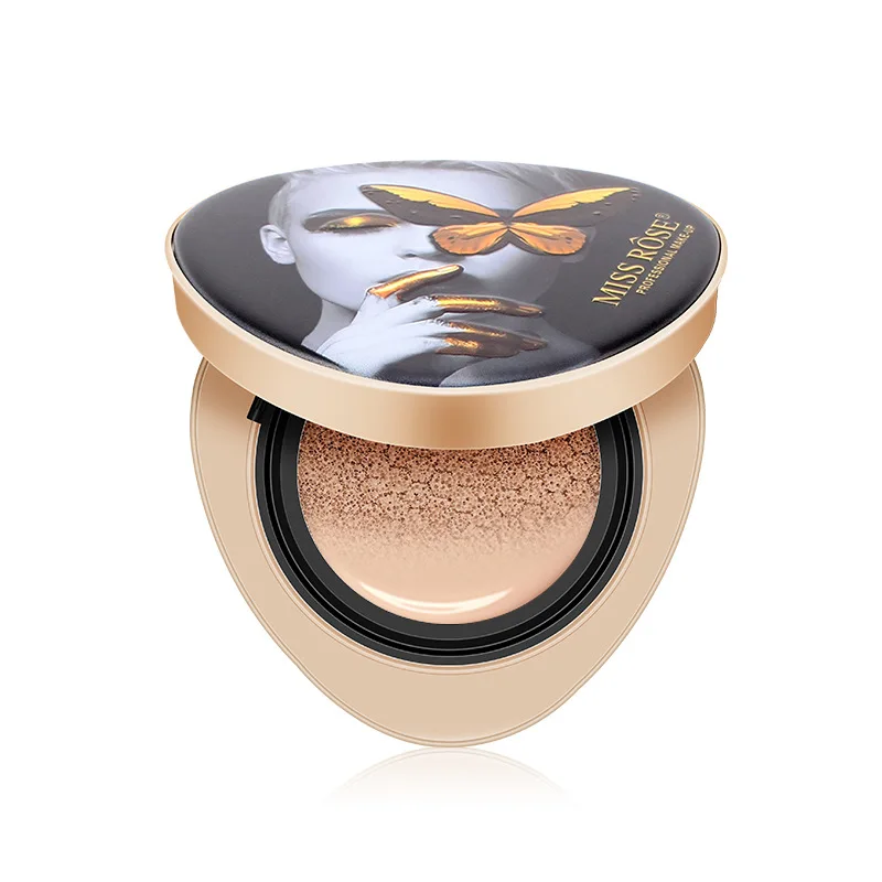 

MISS ROSE Concealer Make up Air Cushion Moisturizing Foundation Air-permeable Brightening Oil Control Makeup BB Cream TSLM1