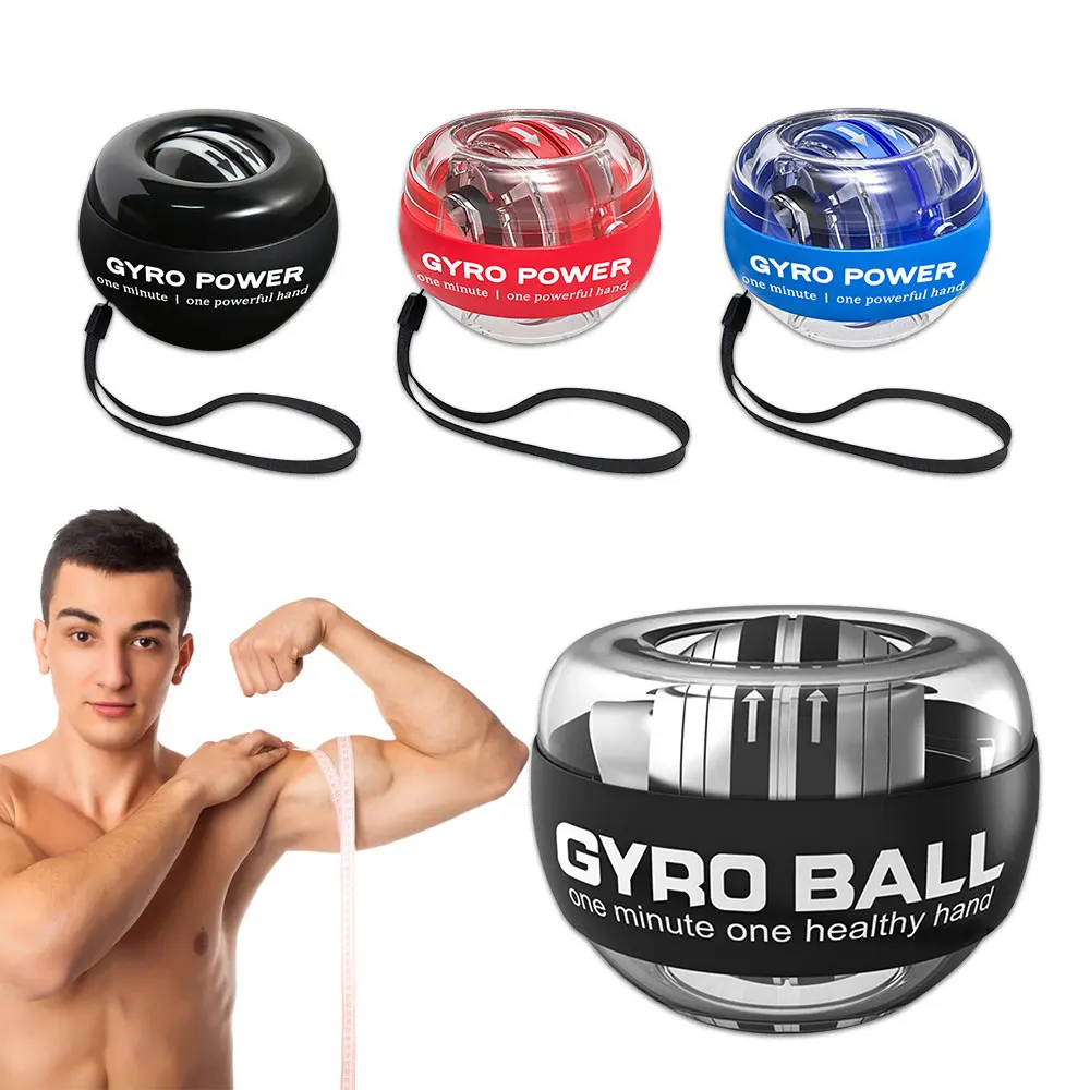 

Светодиодный Мощный ручной шарик для запястья, самопусковой силовой шарик с счетчиком рук, тренажер для мышц, оборудование для упражнений, ...