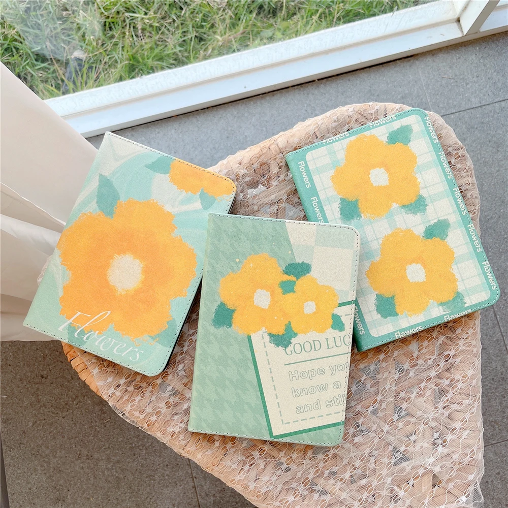 

Little Yellow Flower Tablet Beschermhoes for IPad Air 4 IPad Pro 2021 Cover IPad 10.5 IPad 7 8 9 Th IPad Mini 6 5 4 3 2