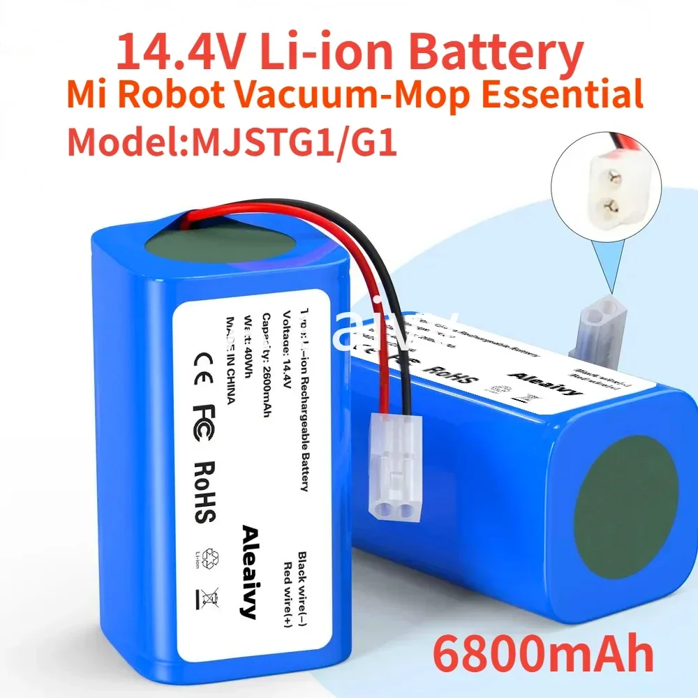 Литий-ионный аккумулятор 14 4 В 2600 мАч подходит для робота-пылесоса Xiaomi Essential Mop G1