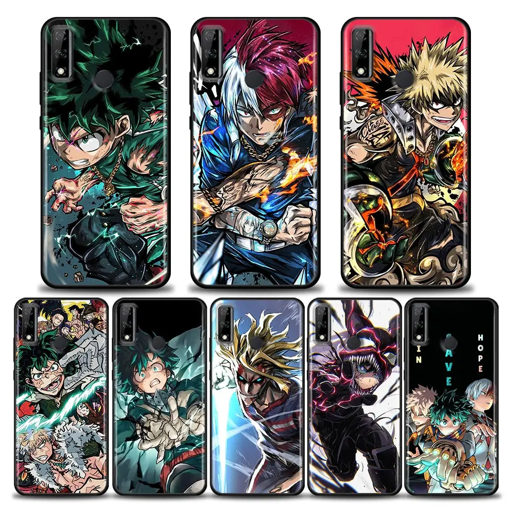 

My Hero Academia Anime Phone Case for Huawei Y9 2019 Y6 Y7 Y6p Y8s Y9a Y7a Mate 40 20 10 Pro Lite RS Soft Silicone Cover Fundas