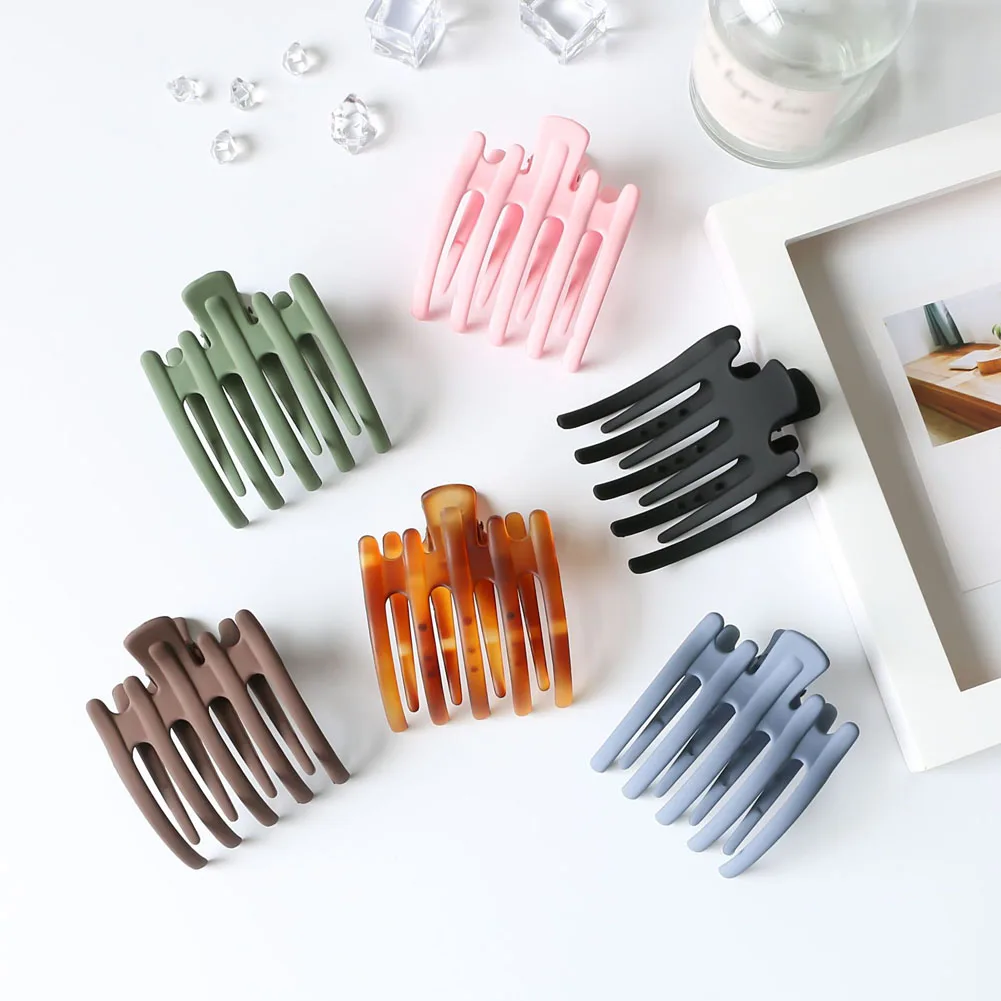 

Acrylic Hair Claws Clips for Women Clips Crab Clamps Ponytail Holder Duckbill Hairpins Girls Barrettes Fashion Hair Accessories
