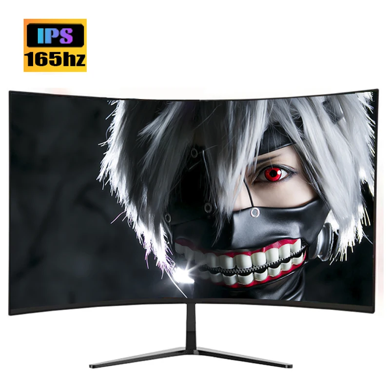 

27 Inch VA 165hz Monitors Gamer 1MS 2K QHD 144hz Gaming Monitors PC LCD Curved Screen Monitor for Desktop Displays HDMI DP