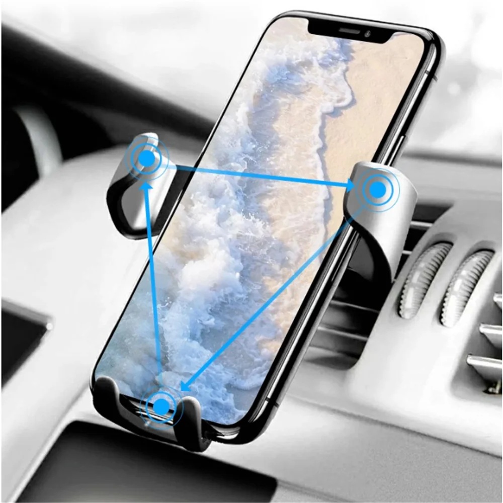 Автомобильный держатель для телефона auto vent клипса Toyota Corolla Yaris Tundra Tacoma RAV4 Aygo Avalon