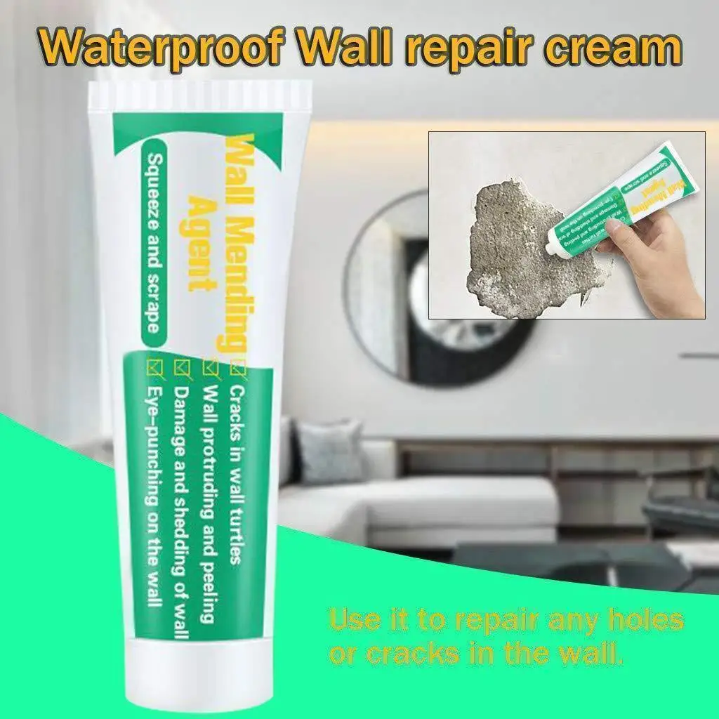 

Wall Mending Agent Wall Repair Cream Latex Paint Walls Peeling Graffiti Gap Repair Paste Quick-Drying Patch Restore