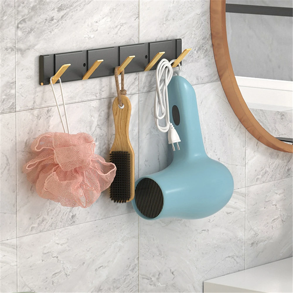 

Folding Towel Hook for Bathroom Clothes Hangers Hook Coat Hook Kitchen Hook Rack Black Golden Hooks Bedroom Hooks for Home Decor