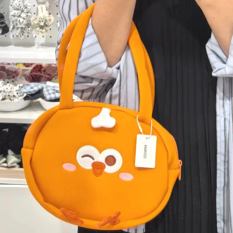 Miniso Dundun серия Яркая сумка Портативная кросс-боди мультяшная форма большая