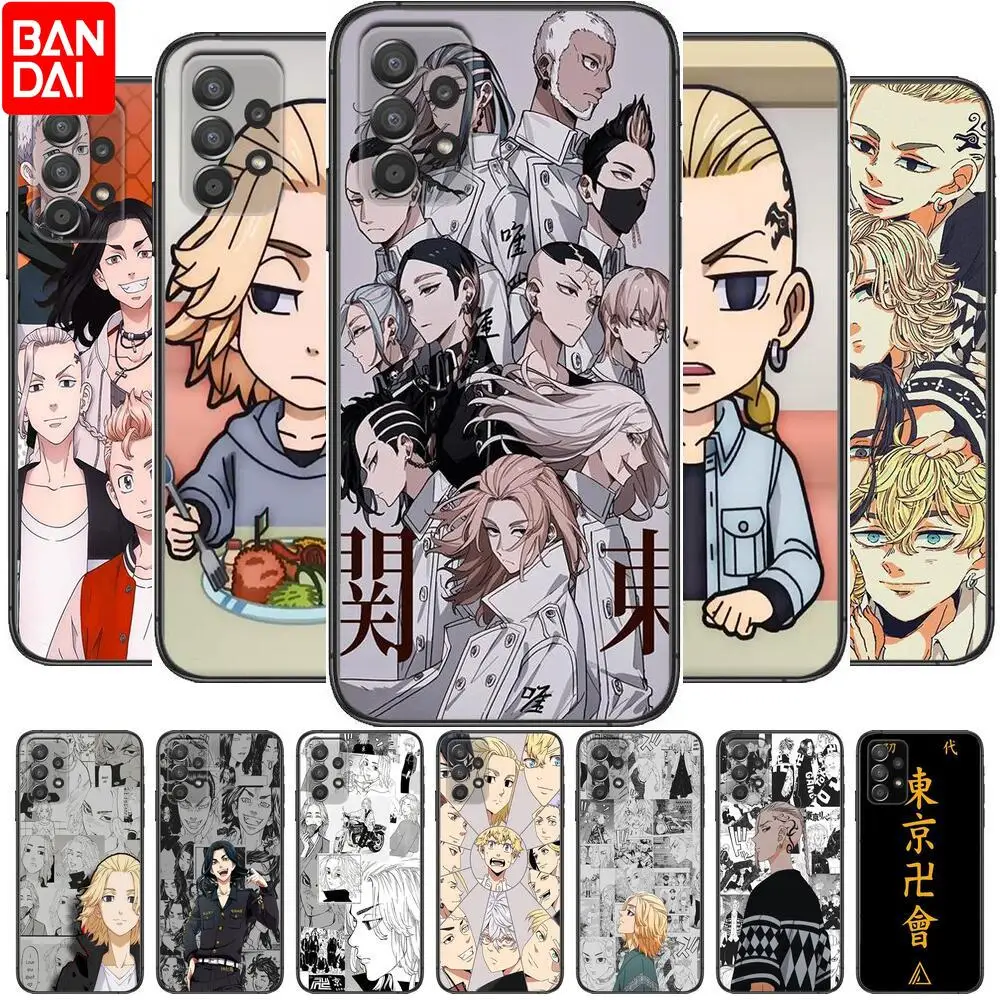 

Tokyo Revengers Manga Phone Case Hull For Samsung Galaxy A70 A50 A51 A71 A52 A40 A30 A31 A90 A20E 5G a20s Black Shell Art Cell C