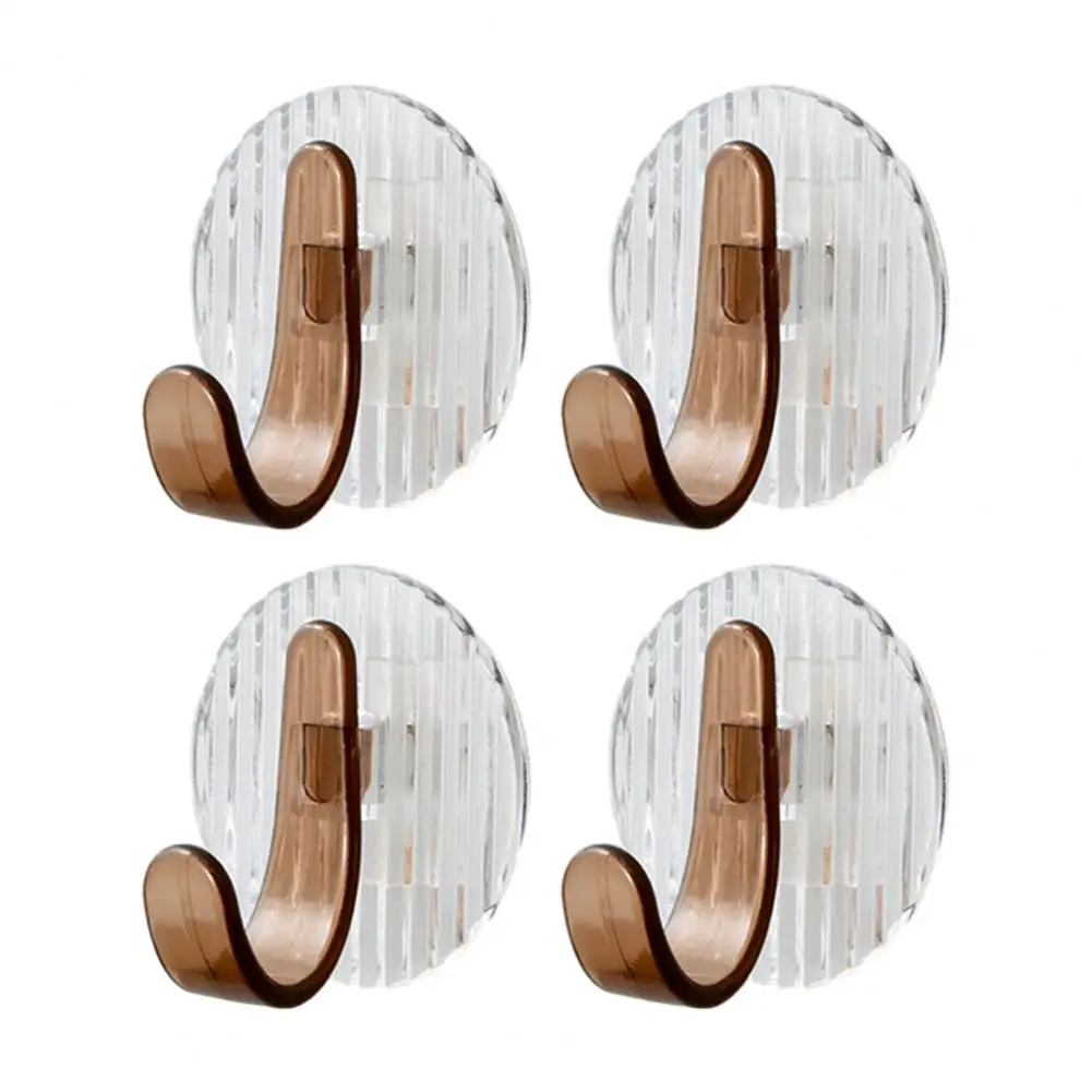 

Moisture-proof Wall Hook Easy Installation Hook Space-saving Wall Hooks for Bathroom Kitchen Strong Adhesive Punch-free Hanging