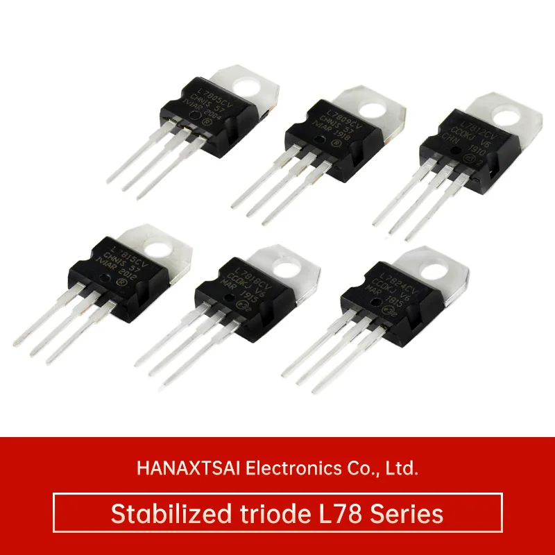 10 шт., L7805CV TO-220 L7805 TO220 L7806CV L7808CV L7809CV L7812CV L7815CV L7824CV L7905CV L7908CV L7909CV L7912CV L7915CV L7924CV