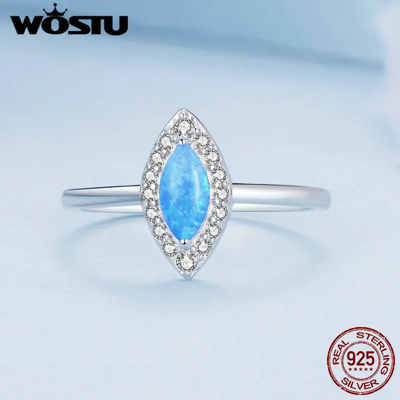 Кольцо женское серебряное в форме лошади и глаза с голубым опалом