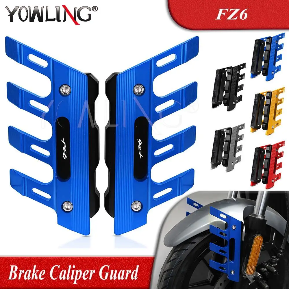 

Motorcycle Accessories Front Fork Brake Caliper Protector Fender Guard Anti-fall Slider For YAMAHA FZ-6 FZ6 FZ6N FZ6S Fazer FZ6R