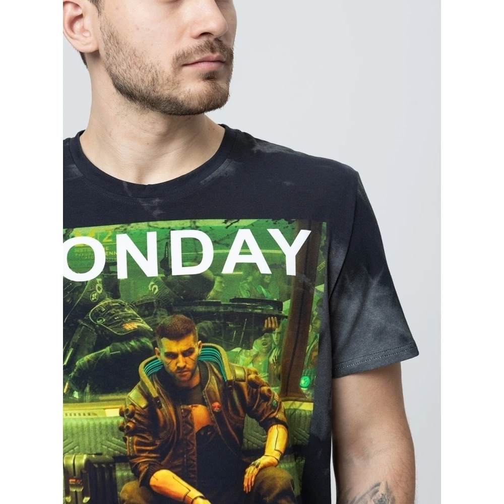 Футболка мужская FortyFour MT007 темно-серый хлопок 100%