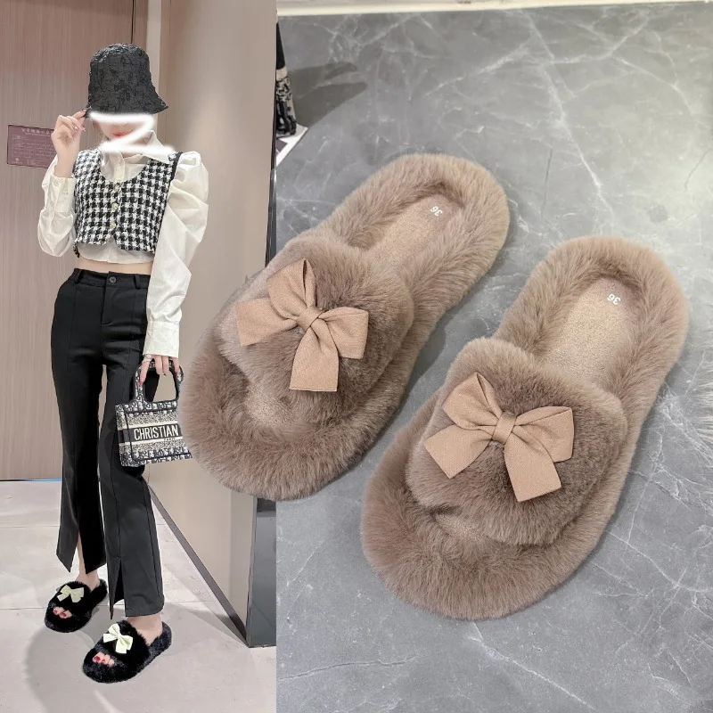 

Женские зимние теплые тапочки, удобные домашние хлопковые тапочки на мягкой подошве, однотонные простые и модные женские Тапочки