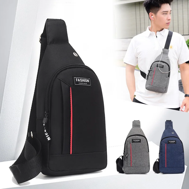 

Fashion Men Shoulder Bags Waist Packs Sling Bag Crossbody Outdoor Sport Shoulder Chest Daily Picnic Canvas Messenger Bag Bolsa