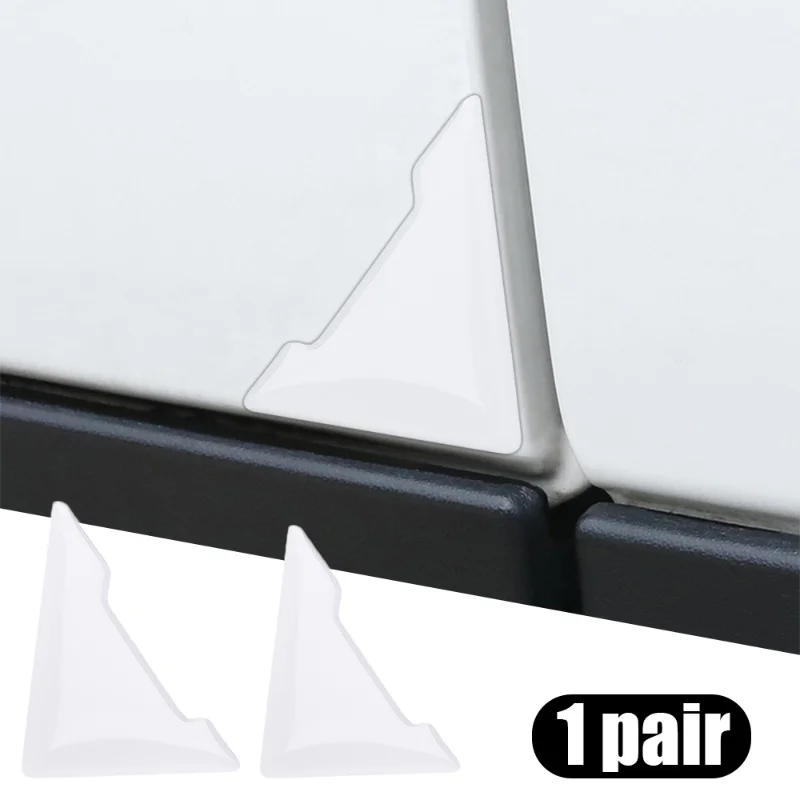 

1pair Car Front Door Corner Protective Cover Anti-collision Anti-Scratch Protector Stickers Waterproof Silicone Covers