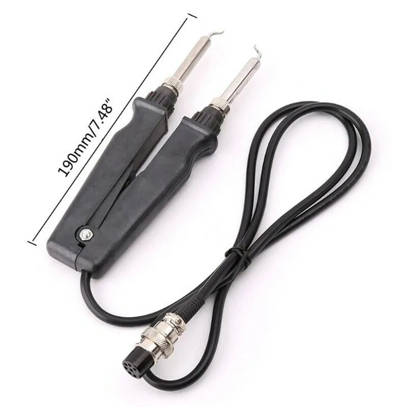 

Tweezers Soldering Iron 190mm / 7.48inch Tweezer 24V 60W 902 Black Clip
