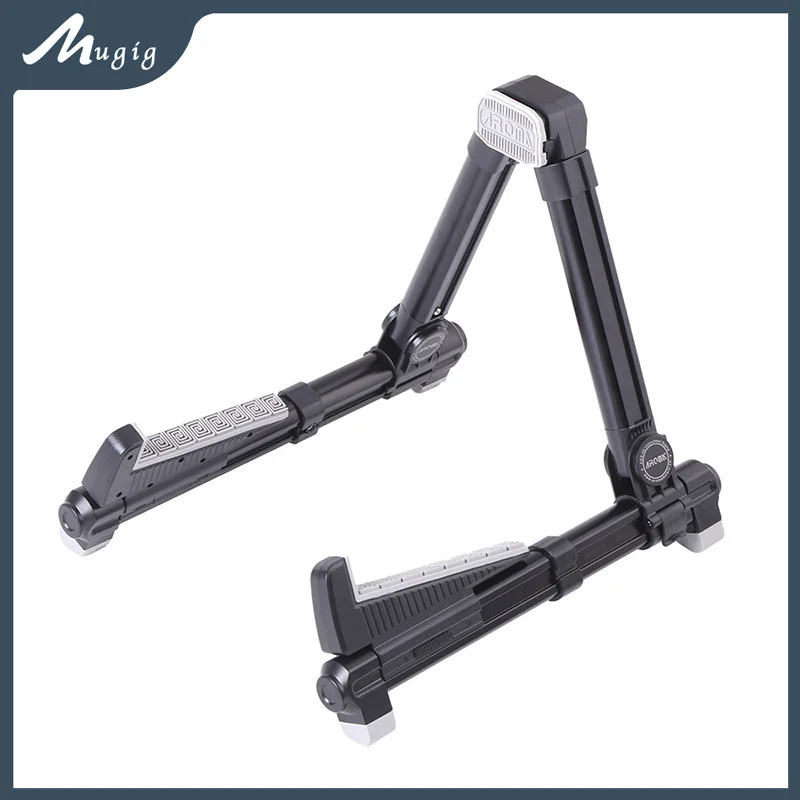 

Mugig AROMA AGS08 Folding Adjustable Universal String Instrument Guitar Stand For Acoustic Electric Guitar Ukulele Bass Mandolin