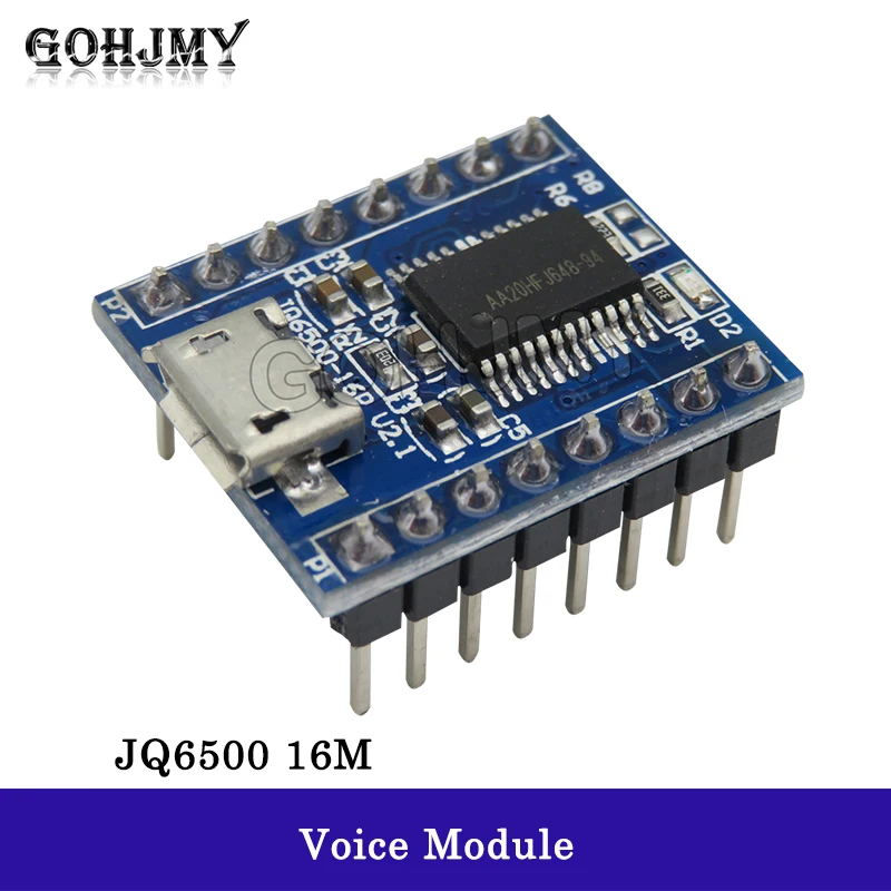 Звуковая плата JQ6500 16 Мбит модуль USB DIP16 TTL UART переключение между MP3 один на